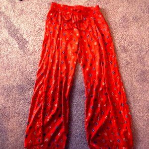 Bohemian silky Lounge Pants w/pockets (small)
